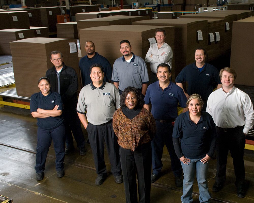 PCA Employees on Plant Floor