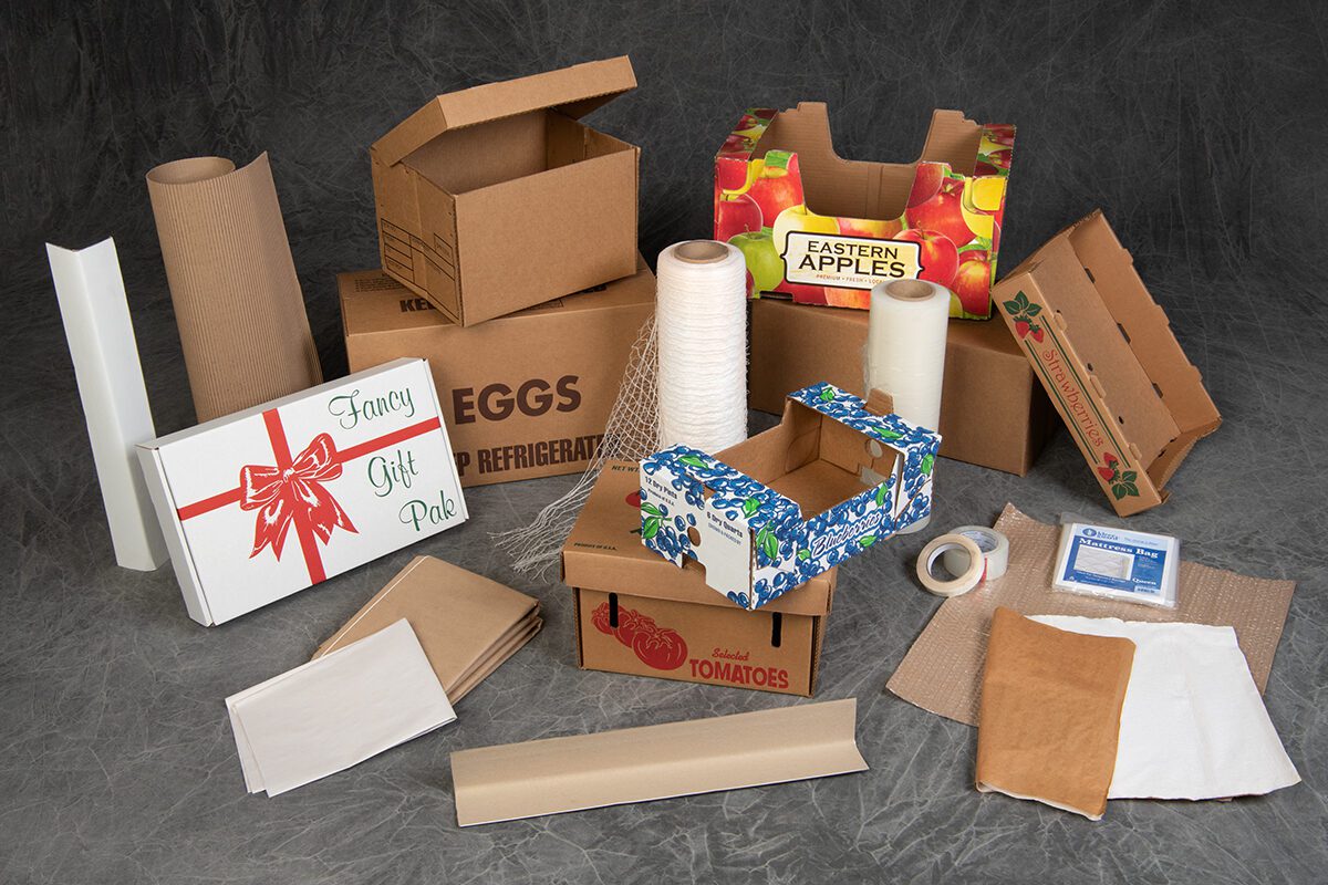 Assortment of Stock Packaging Supplies
