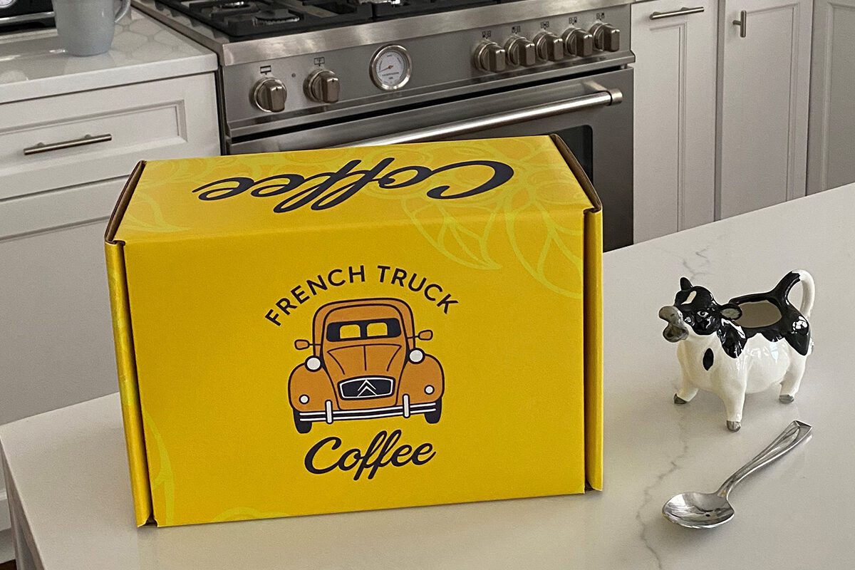 Coffee Box on Kitchen Counter