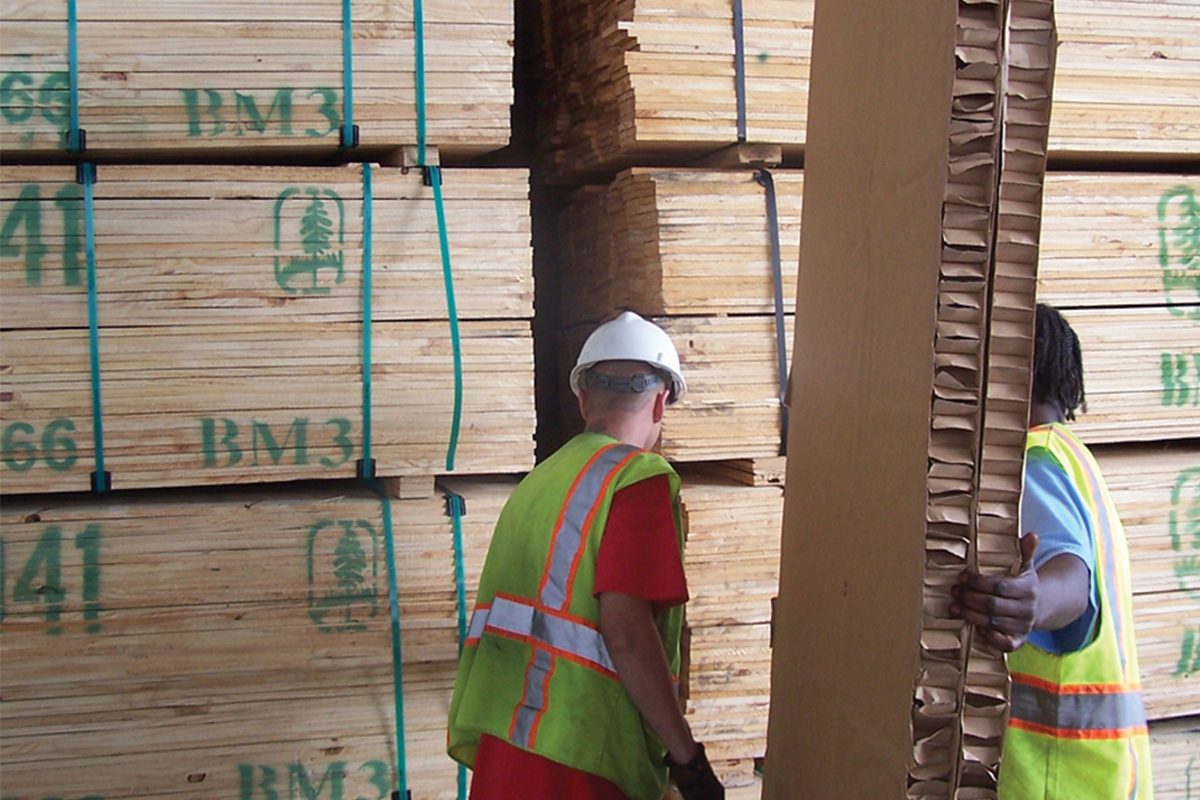 Hexacomb Planks in a Lumber Yard