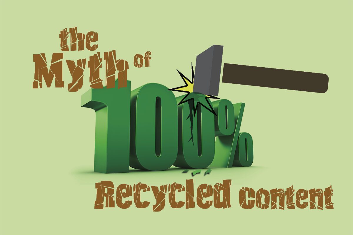 100% Recycled Myth Title Card
