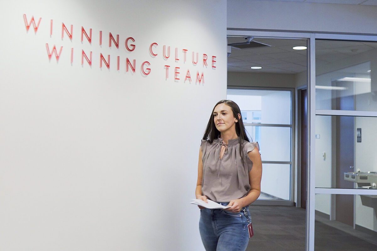 Winning Culture Winning Team Signage