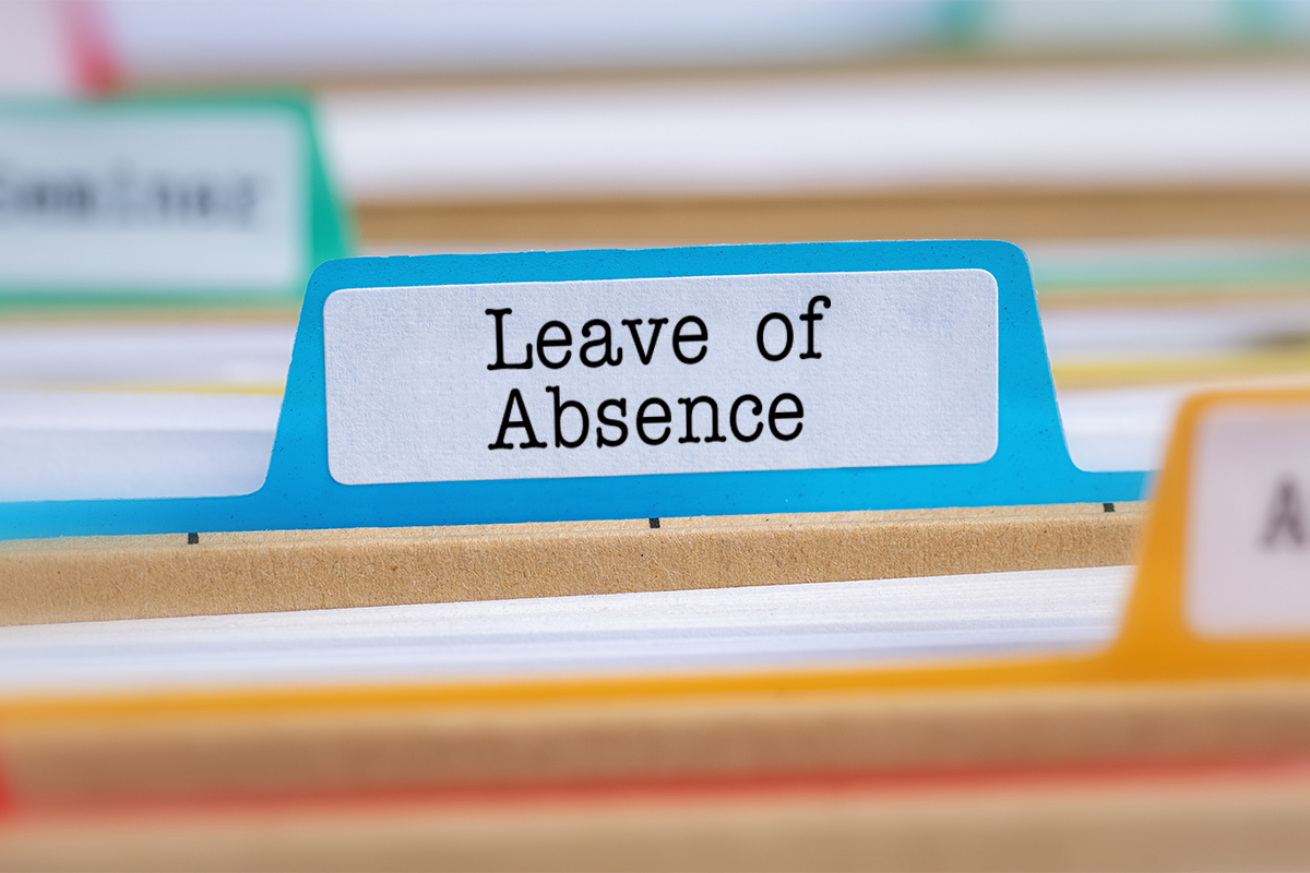 Leave of Absence File Folder