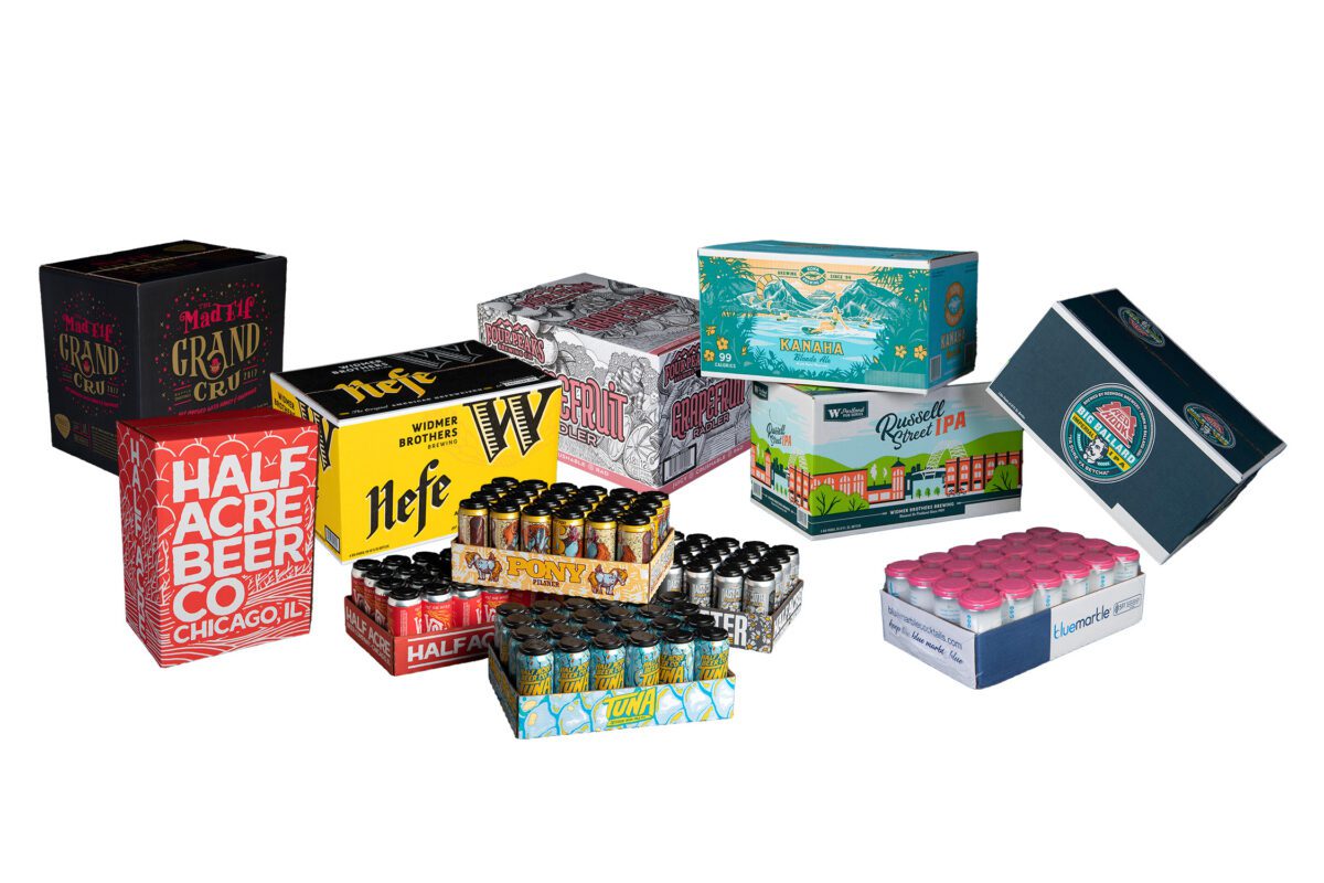 Assortment of Shipping Cartons and Beverage Trays