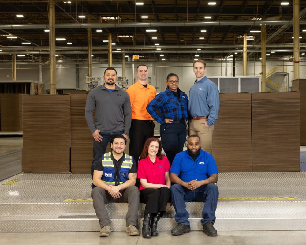 PCA Employees on Plant Floor